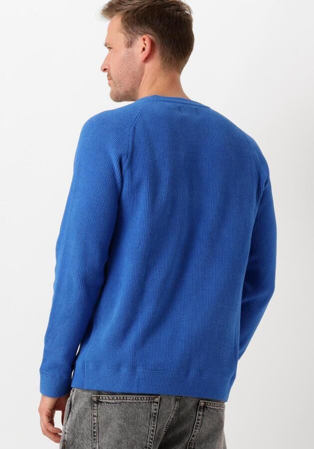 Dstrezzed Blauwe Crew Neck Sweater Njord Blue Heren - Foto 2