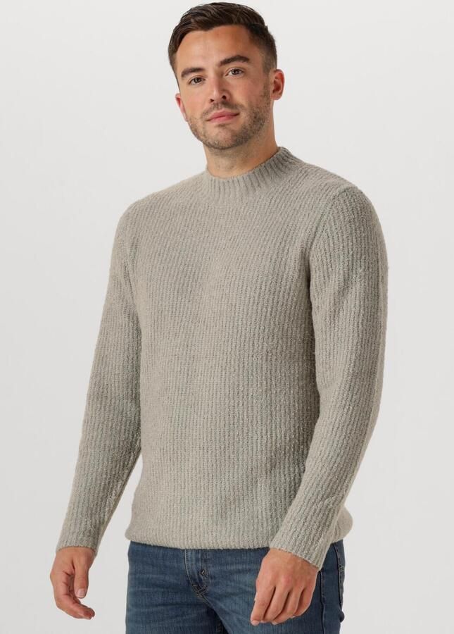 DSTREZZED Heren Truien & Vesten Quint Mock Neck Grijs - Foto 4