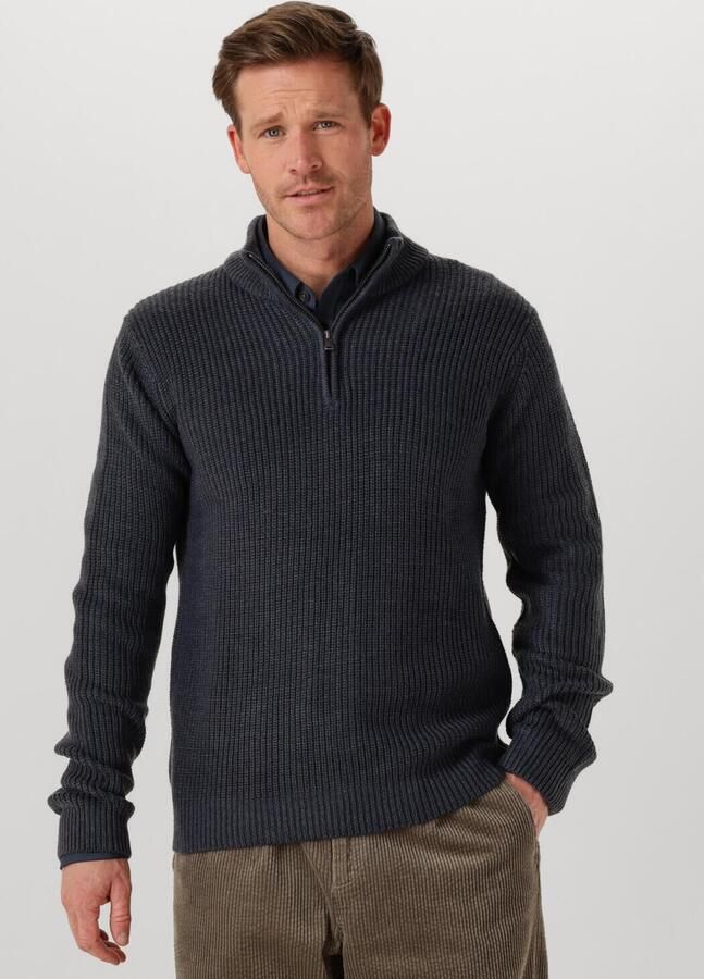 DSTREZZED Heren Truien & Vesten Skipper Ribknit Donkerblauw - Foto 4