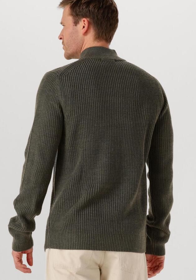 DSTREZZED Heren Truien & Vesten Skipper Ribknit Donkergroen