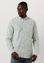DSTREZZED Heren Overhemden Shirt Linen Melange Mint - Thumbnail 1