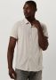 Dstrezzed Witte Casual Overhemd Shirt Melange Pique - Thumbnail 1