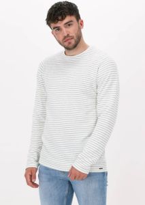 Dstrezzed Witte Sweater Boatneck L s Fancy Terry Stripe