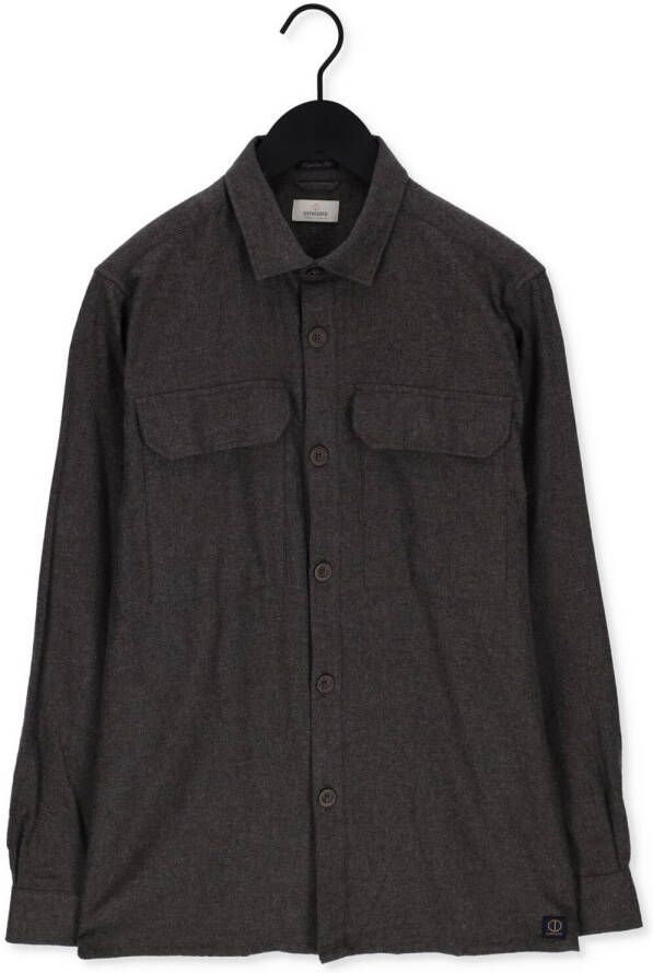 Dstrezzed Zwarte Casual Overhemd Shirt Melange Flannel