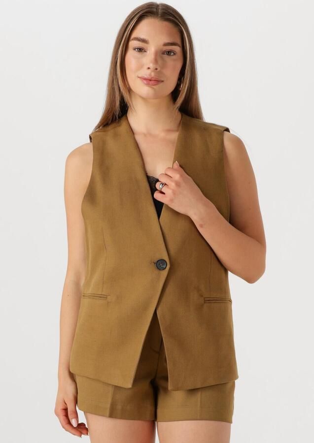 EDITED Dames Blazers Willow Vest Beige - Foto 4