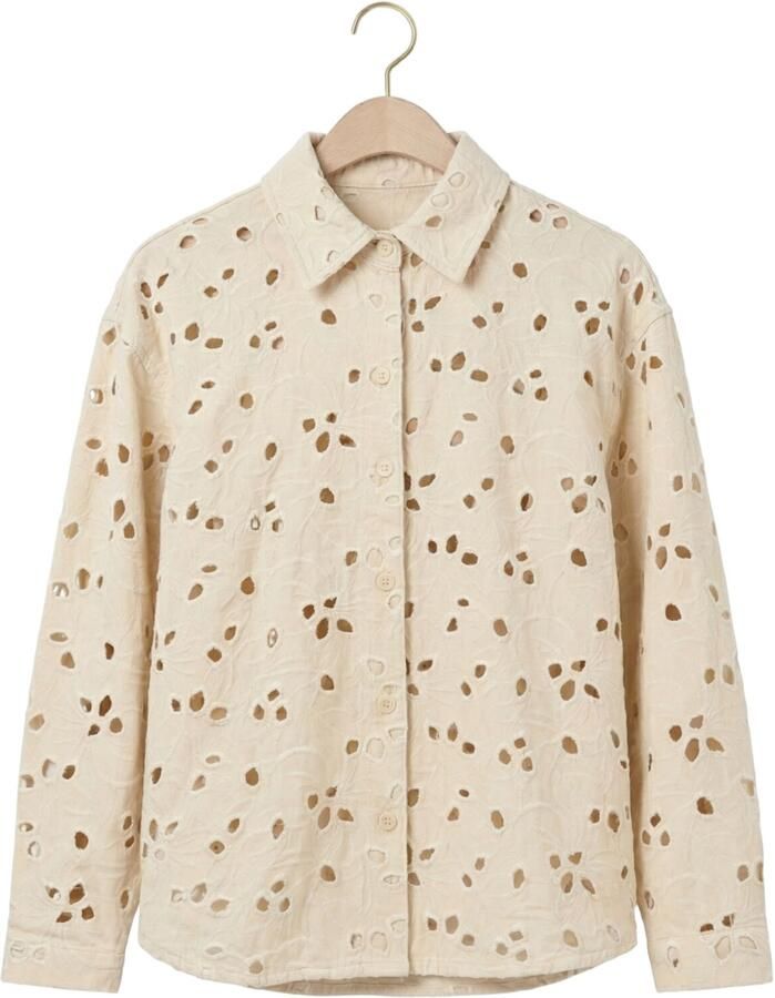 EDITED Dames Blouses Anisha Shirt Ecru - Foto 2