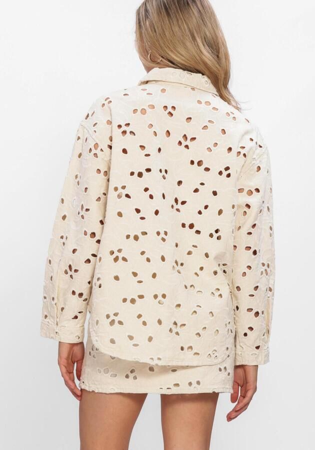 EDITED Dames Blouses Anisha Shirt Ecru - Foto 4