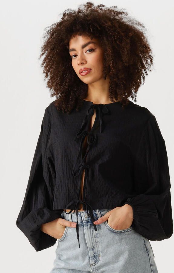 EDITED Dames Blouses Lisanne Blouse Zwart - Foto 4