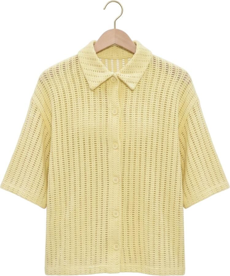 EDITED Dames Blouses Neo Polo Shirt Geel - Foto 2