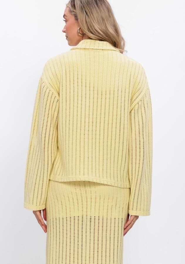 EDITED Dames Blouses Neo Polo Shirt Geel - Foto 3