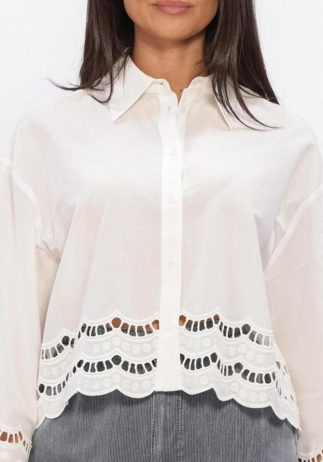 EDITED Dames Blouses Sophia Blouse Wit - Foto 4