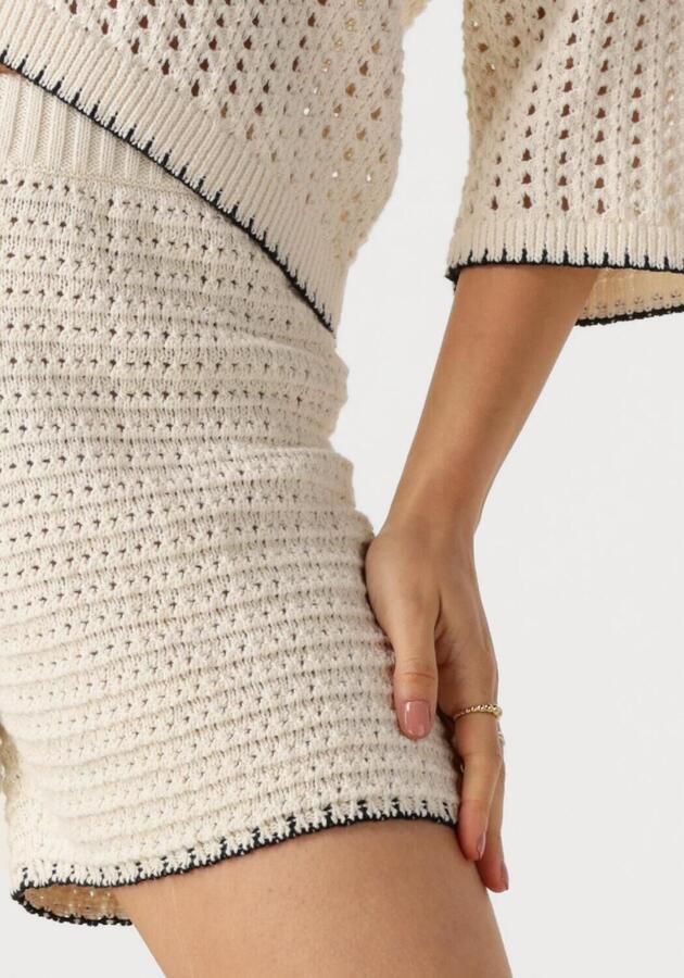 EDITED Dames Broeken Heinke Shorts Ecru - Foto 3