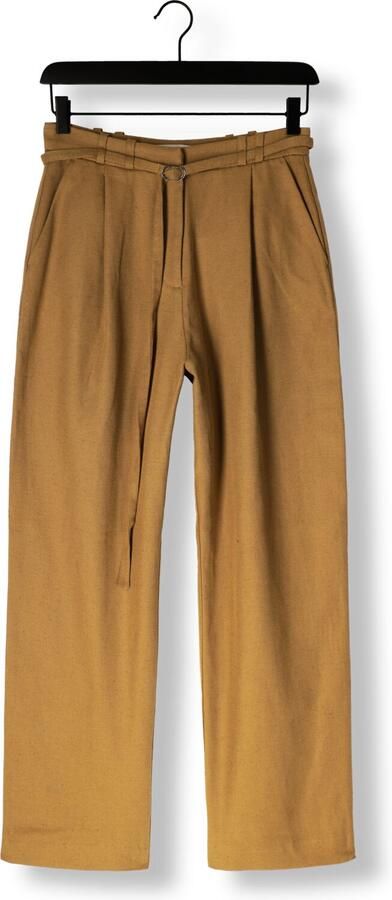 EDITED Dames Broeken Louisa Trousers Oker - Foto 3