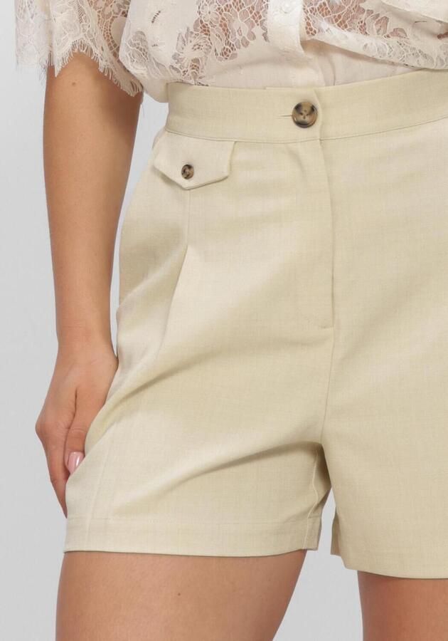 EDITED Dames Broeken Sissy Shorts Zand - Foto 4