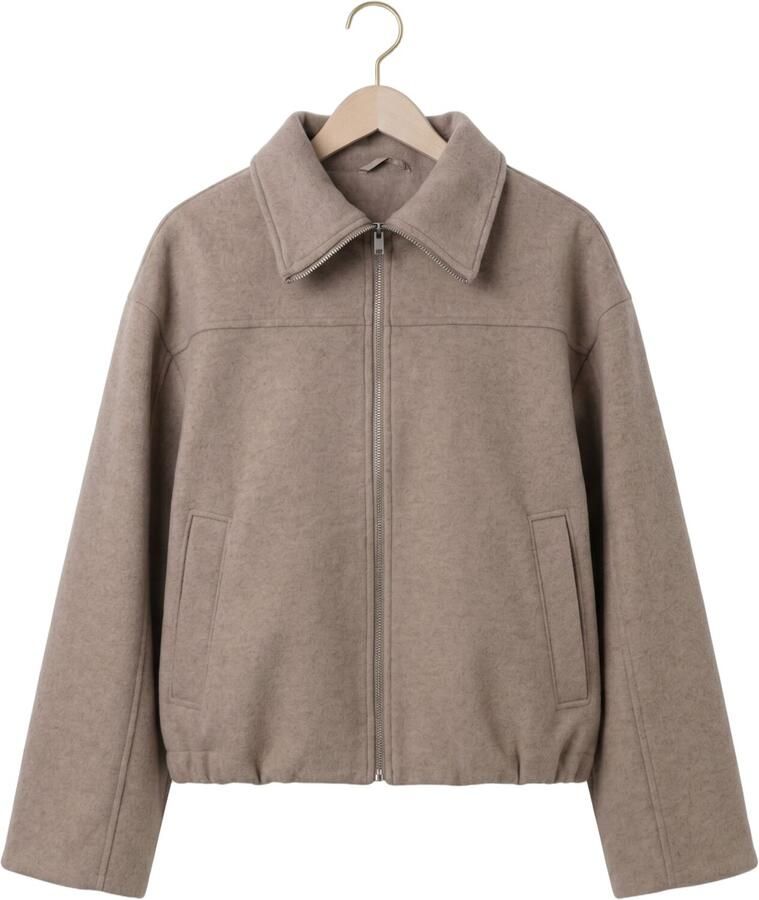 EDITED Dames Jassen Brodey Jacket Beige - Foto 2