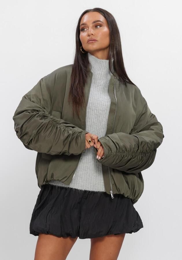 EDITED Dames Jassen Zereena Jacket Donkergroen