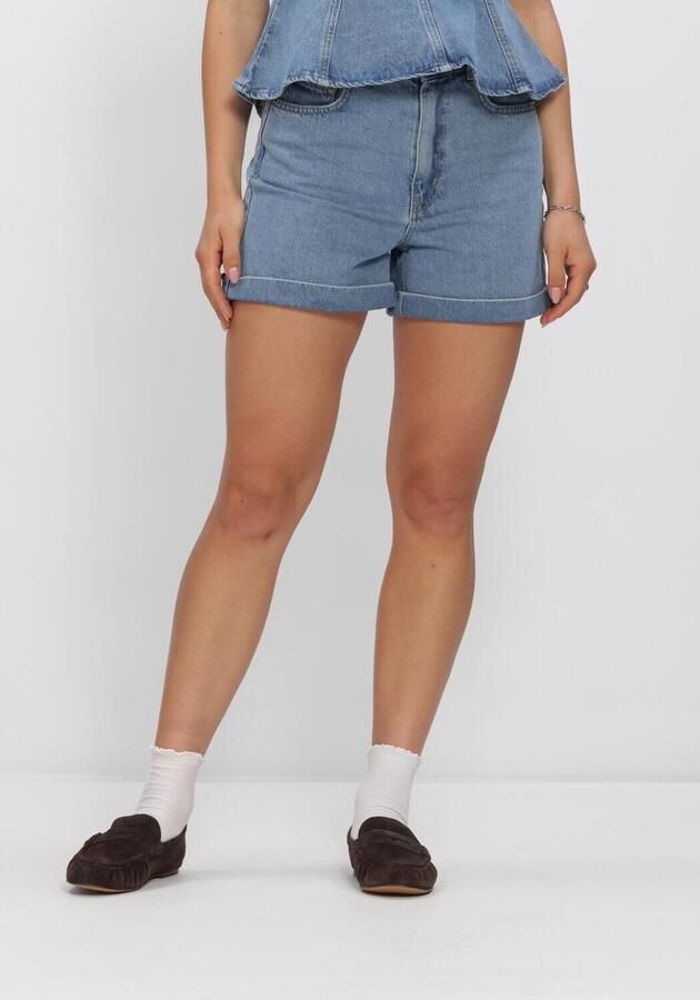 EDITED Dames Jeans Tela Denim Shorts Lichtblauw