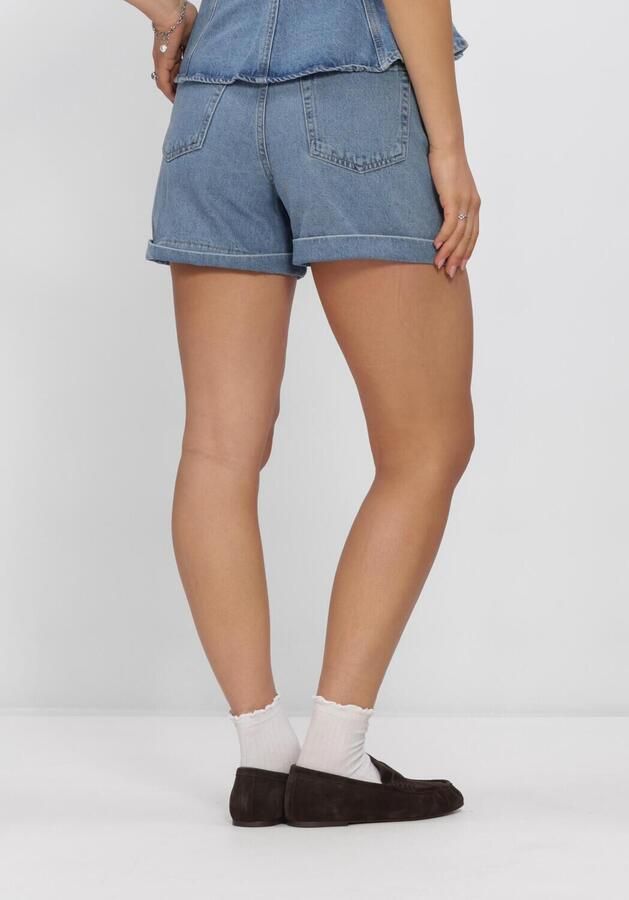 EDITED Dames Jeans Tela Denim Shorts Lichtblauw - Foto 4
