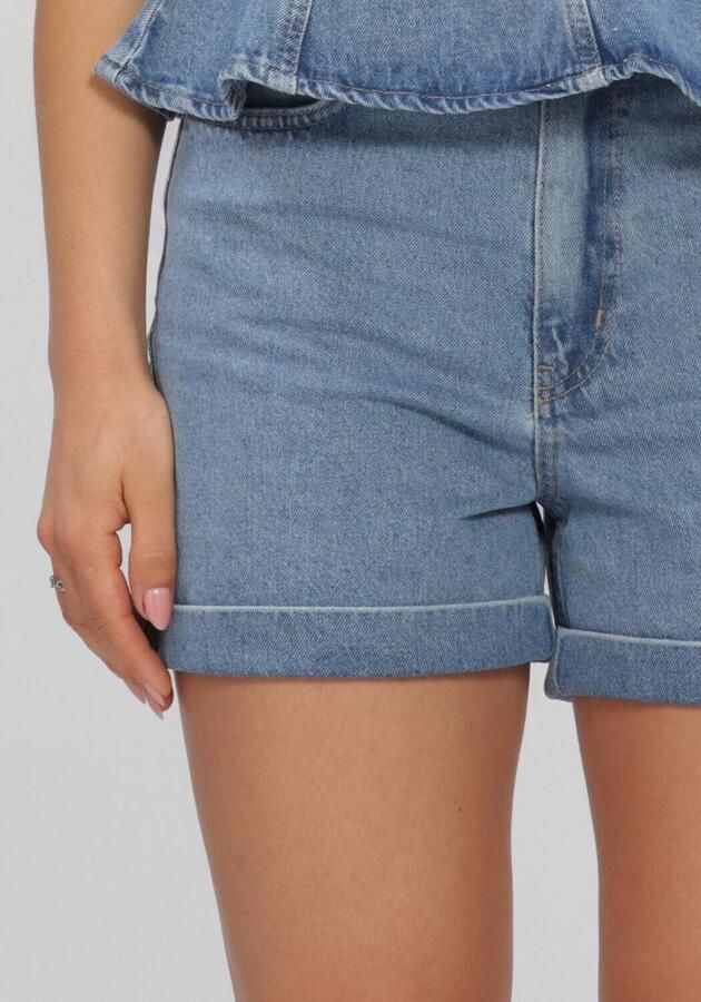 EDITED Dames Jeans Tela Denim Shorts Lichtblauw - Foto 3
