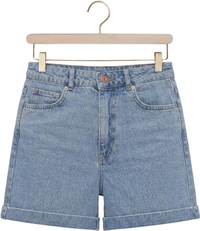 EDITED Dames Jeans Tela Denim Shorts Lichtblauw - Foto 2