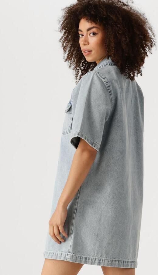 EDITED Dames Jurken Asta Denim Dress Blauw - Foto 3