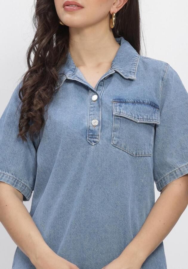 EDITED Dames Jurken Asta Denim Dress Lichtblauw - Foto 3
