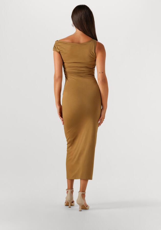 EDITED Dames Jurken Robinia Dress Khaki - Foto 3