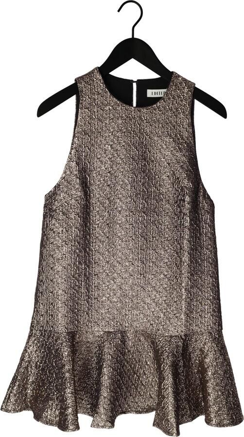 EDITED Dames Jurken Zainab Dress Brons - Foto 4