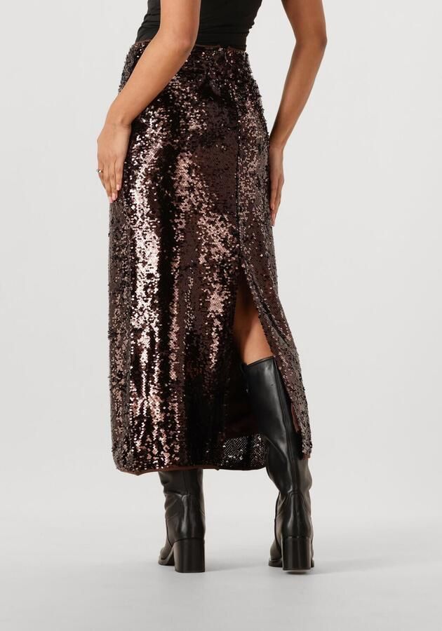 EDITED Dames Rokken Dakara Skirt Brons - Foto 2
