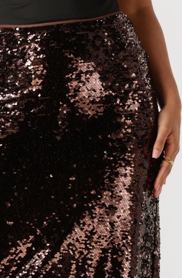 EDITED Dames Rokken Dakara Skirt Brons - Foto 3