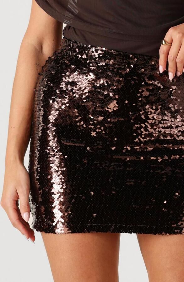 EDITED Dames Rokken Geri Skirt Brons - Foto 4