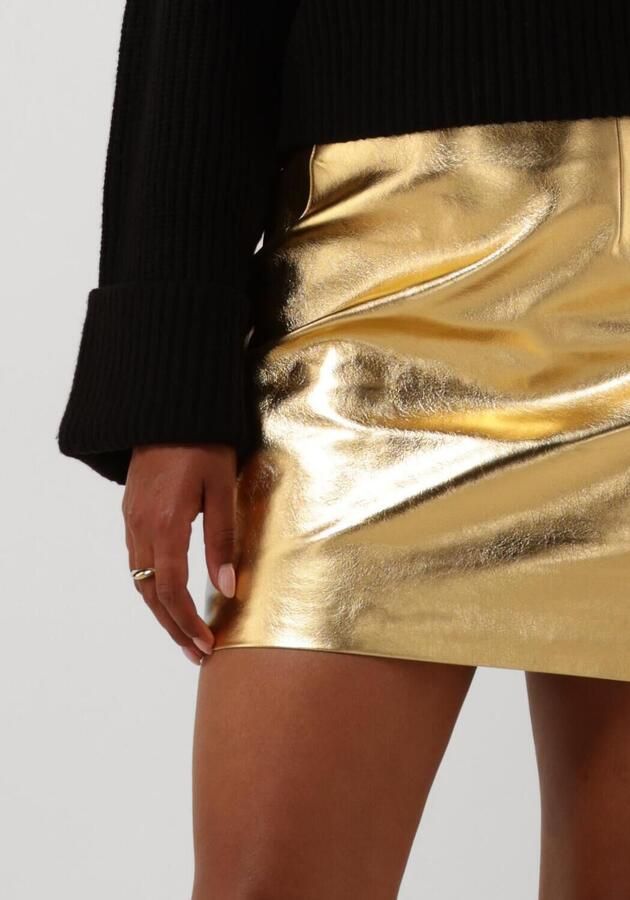 EDITED Dames Rokken Marjane Skirt Goud - Foto 2