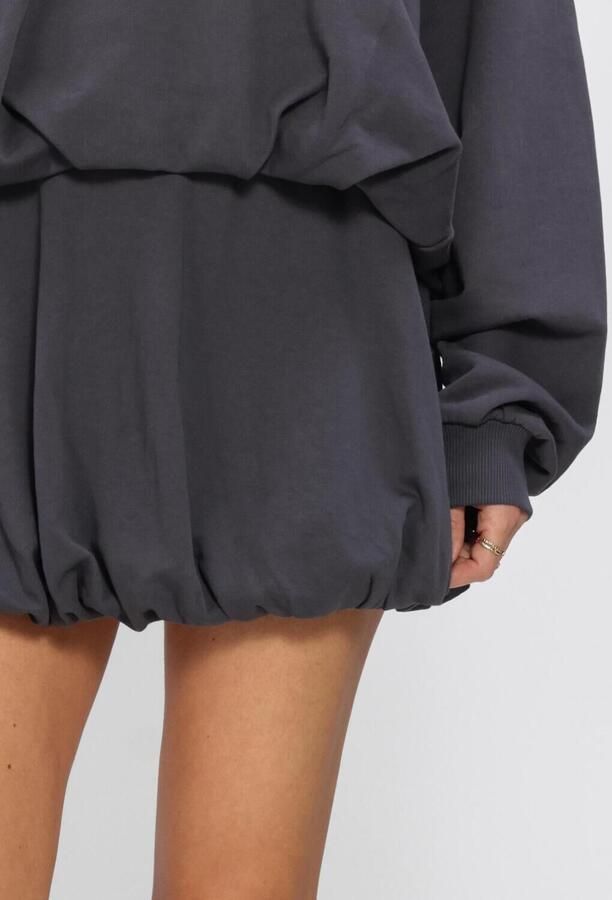 EDITED Dames Rokken Nancy Skirt Donkergrijs - Foto 4