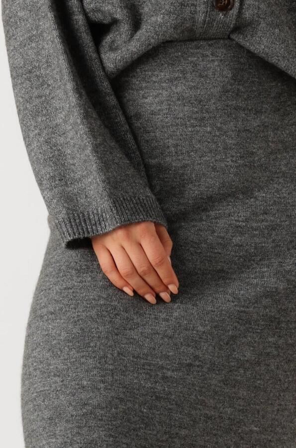 EDITED Dames Rokken Panja Knit Skirt Donkergrijs - Foto 3