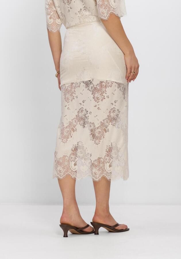EDITED Dames Rokken Sharon Skirt Creme - Foto 2