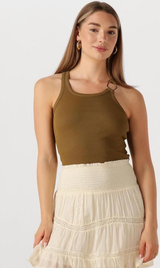 EDITED Dames Tops & T-shirts Charlotte Top Oker - Foto 4