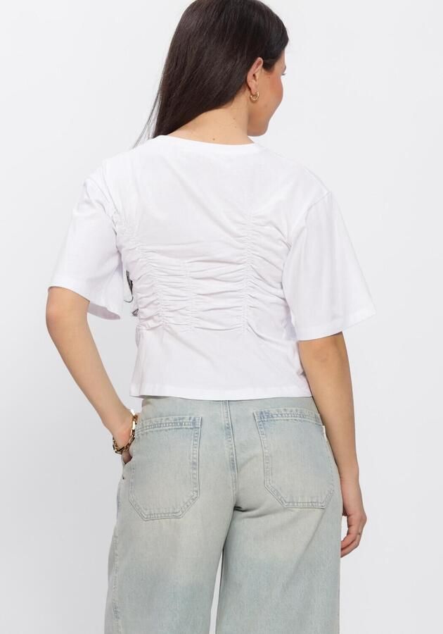 EDITED Dames Tops & T-shirts Edith T-shirt Wit - Foto 3