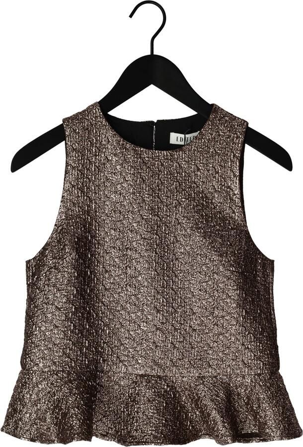 EDITED Dames Tops & T-shirts Freya Top Brons - Foto 4