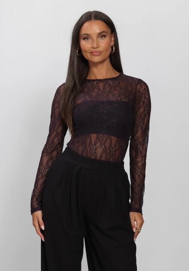 EDITED Dames Tops & T-shirts Janiya Body Paars