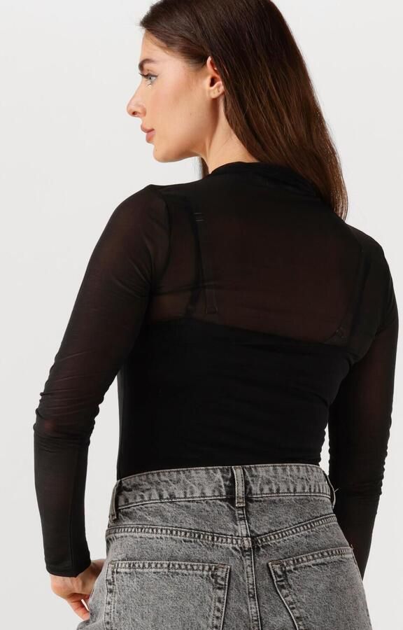 EDITED Dames Tops & T-shirts Leela Longsleeve Zwart - Foto 3