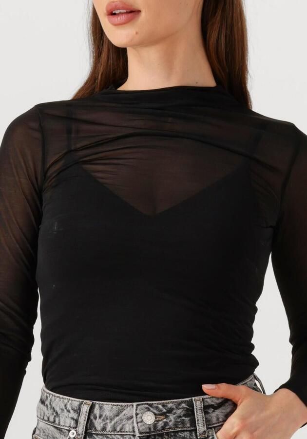 EDITED Dames Tops & T-shirts Leela Longsleeve Zwart