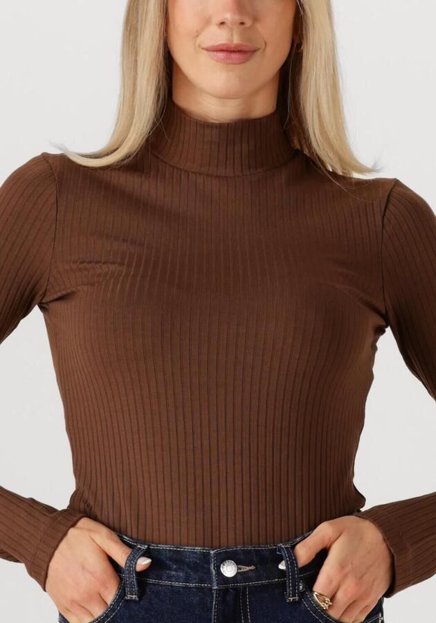 EDITED Dames Tops & T-shirts Manon Longsleeve Bruin - Foto 3