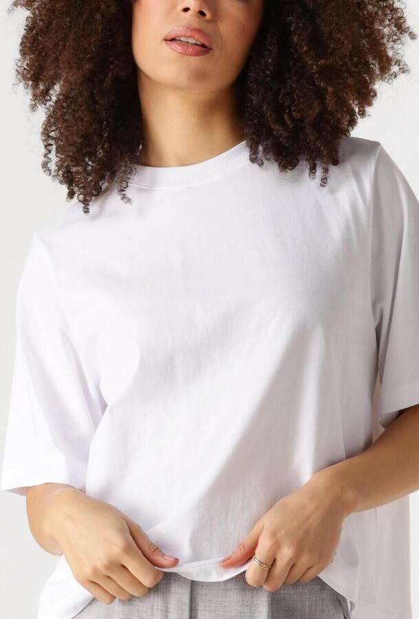EDITED Dames Tops & T-shirts Nola T-shirt Wit - Foto 3