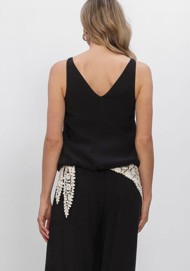 EDITED Dames Tops & T-shirts Zoja Peplum Top Zwart - Foto 2