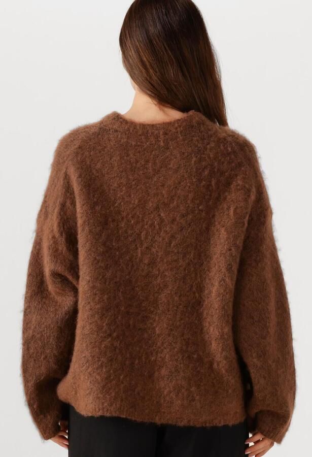 EDITED Dames Truien & Vesten Bailee Mohair Jumper 1 Bruin - Foto 3