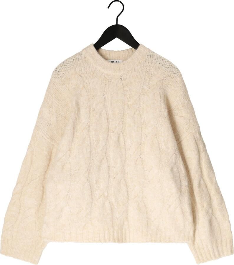 EDITED Dames Truien & Vesten Camellia Jumper Creme - Foto 2