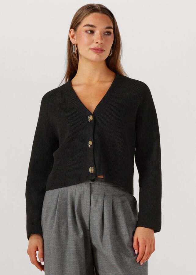 EDITED Dames Truien & Vesten Grs Logan Cardigan Zwart - Foto 4