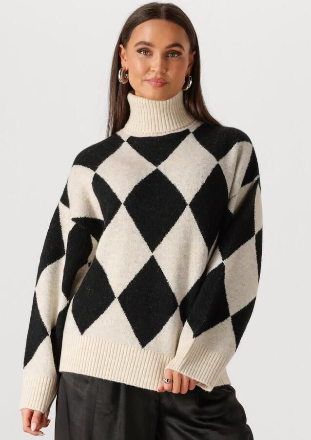 EDITED Dames Truien & Vesten Lahela Jumper Jacquard Zwart