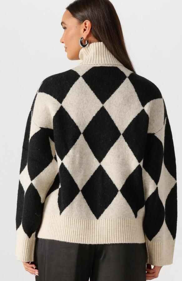 EDITED Dames Truien & Vesten Lahela Jumper Jacquard Zwart - Foto 4