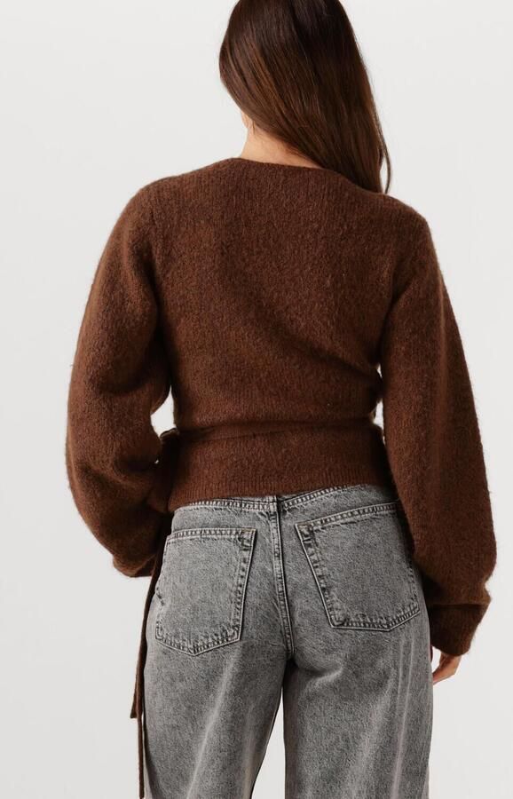 EDITED Dames Truien & Vesten Lilou Wool Cardigan Bruin - Foto 2